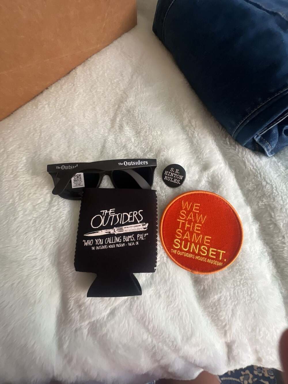 The Outsiders House Museum Souvenir Sunglasses Can Cooler Patch Pin